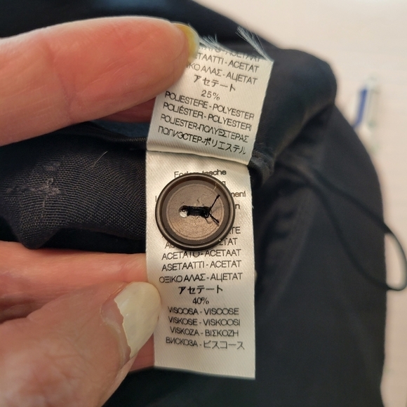 Forte Forte high waist trouser pants black size 0 - Picture 11 of 12